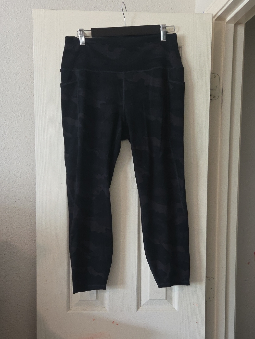 RBX Black and Charcoal Camouflage Leggings - XL